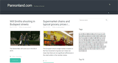Desktop Screenshot of pannonland.com